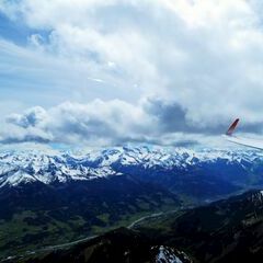 Flugwegposition um 12:55:39: Aufgenommen in der Nähe von Gemeinde Maria Alm am Steinernen Meer, 5761, Österreich in 2685 Meter